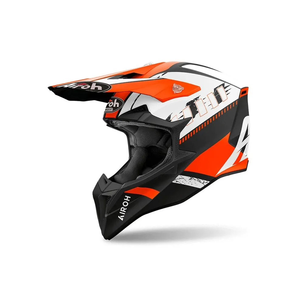 Capacete Airoh Wraap 2025 Feel Laranja Fosco - Spinelli Motos Boutique
